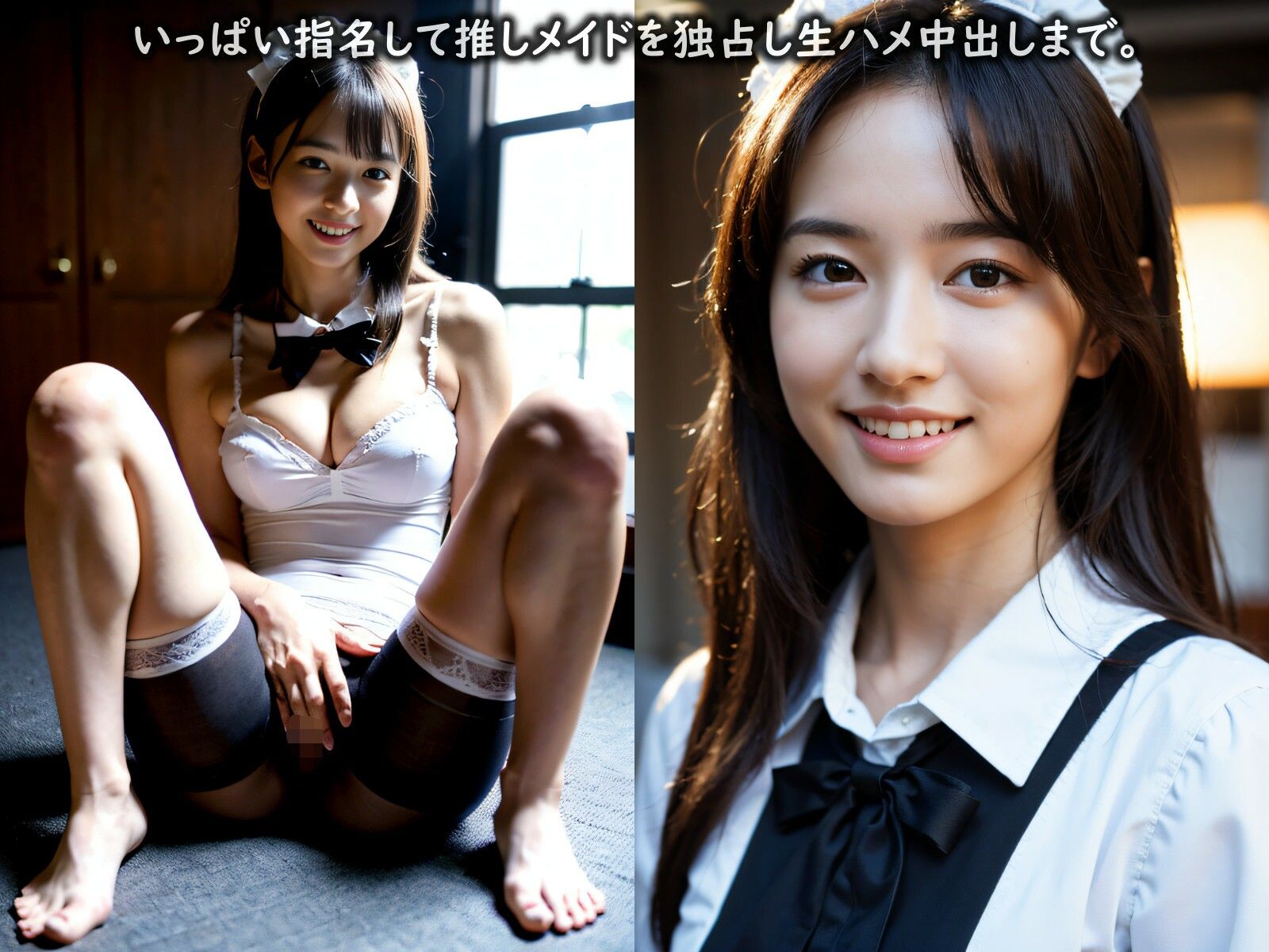 高級メイド喫茶で秘密のVIP待遇…推しメイド中出し天国！【280枚】 サンプル10ページ目