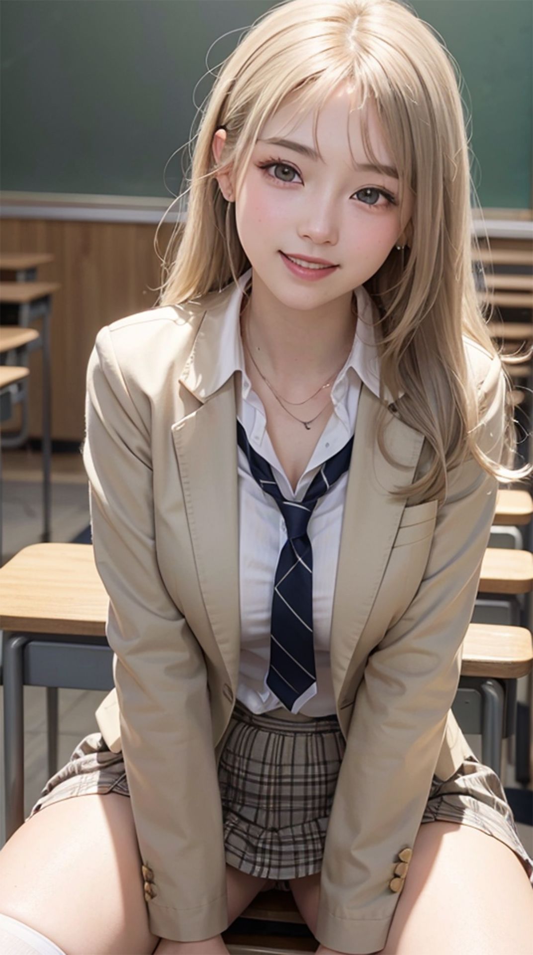 金髪ギャルと校内エッチ サンプル1ページ目