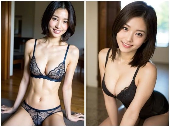 AI写真集グラビア15美人の下着姿300Pデジタルなる官能詩:AIが奏でる誘惑のメロディ サンプル9ページ目