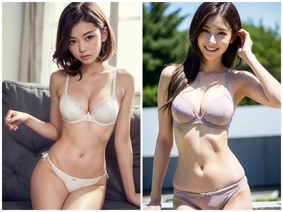 AI写真集グラビア16美人の下着姿300P:愛と美のデジタルシンフォニー サンプル6ページ目