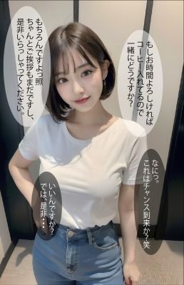 隣に引っ越してきたエロすぎる美女（セリフ付） サンプル3ページ目