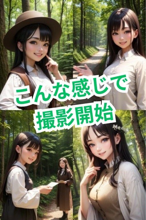 モデルはぼくの恋人 寝姿もM字も撮らせてくれた サンプル1ページ目