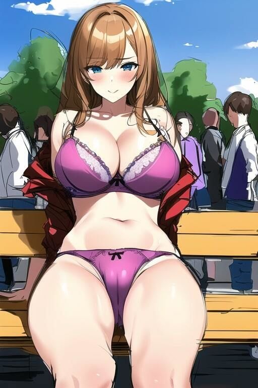 【爆乳人妻】露出デートに野外で中出し！ハメ撮りが癖になってアヘ顔のイキまくり【スケッチ風・500枚】 サンプル4ページ目