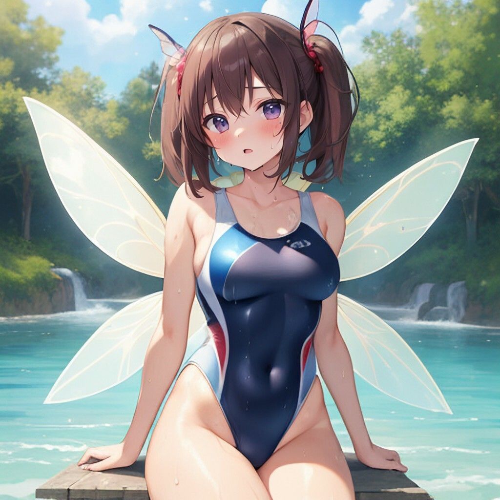 競泳水着風妖精さん サンプル1ページ目