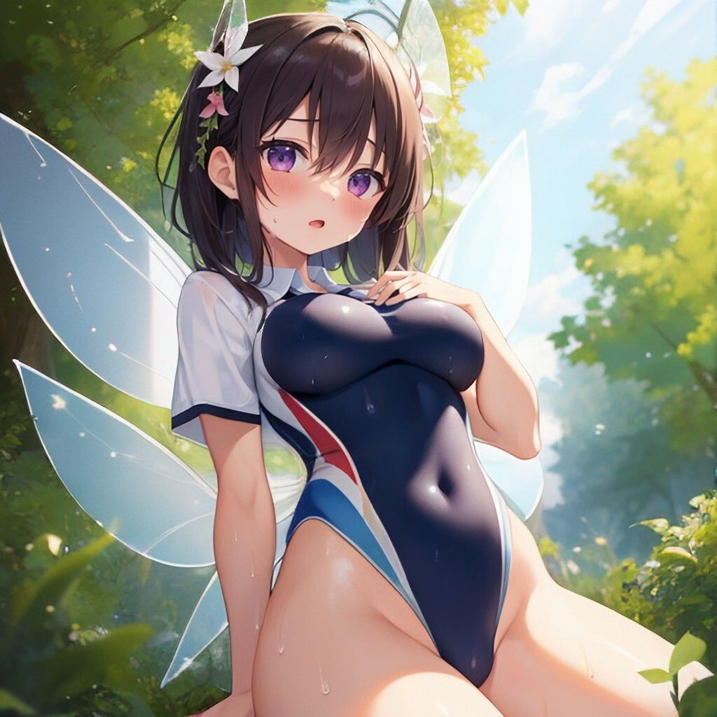 競泳水着風妖精さん サンプル4ページ目
