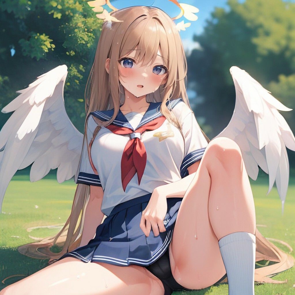 制服風天使さん サンプル1ページ目