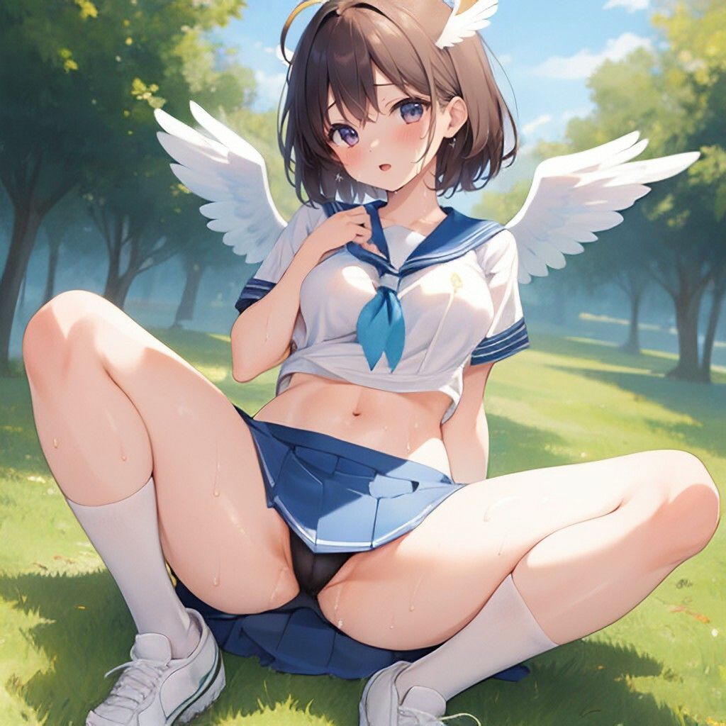 制服風天使さん サンプル2ページ目
