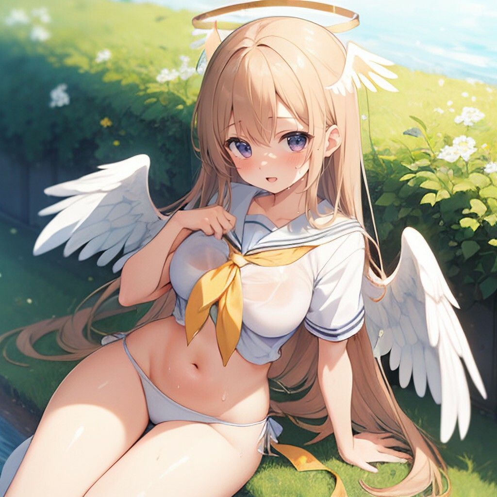 制服風天使さん サンプル5ページ目