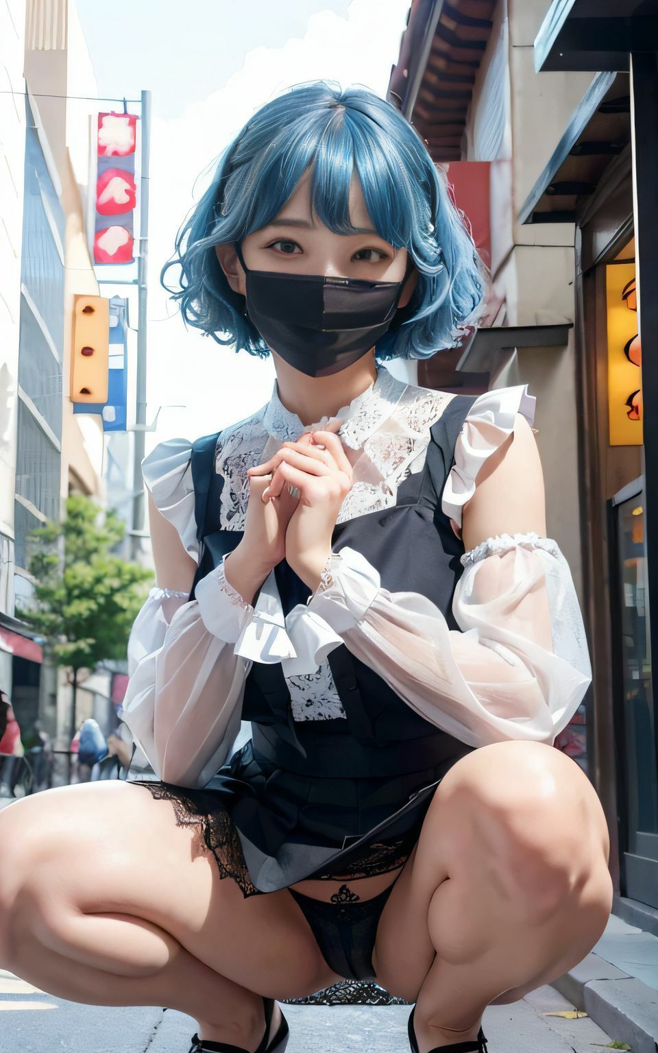 たくし上げシリーズvol.06地雷系女子編 サンプル4ページ目