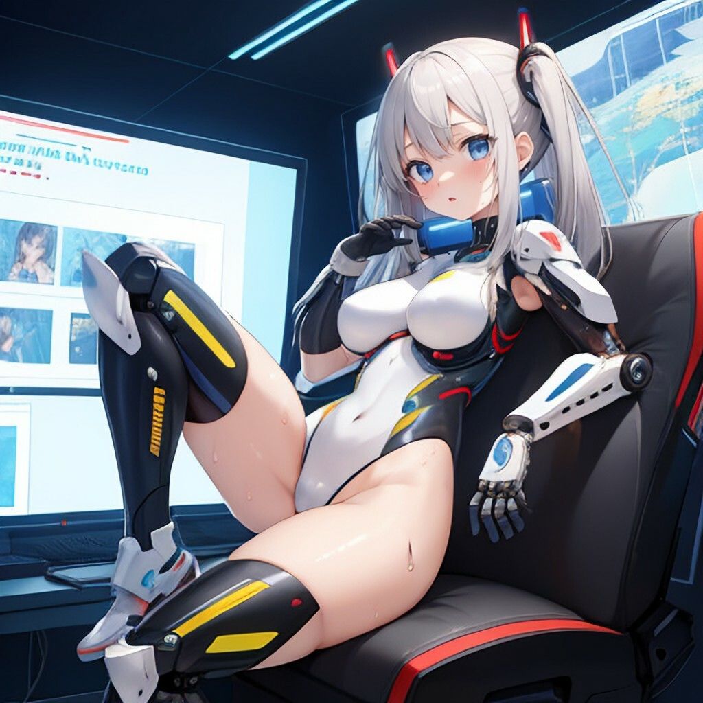 サイバースーツ風美少女さん サンプル1ページ目