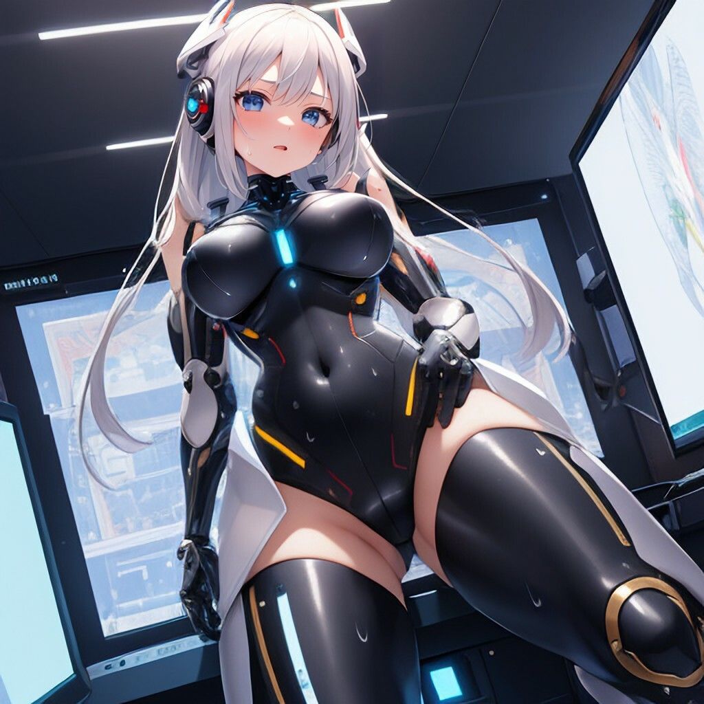 サイバースーツ風美少女さん サンプル2ページ目
