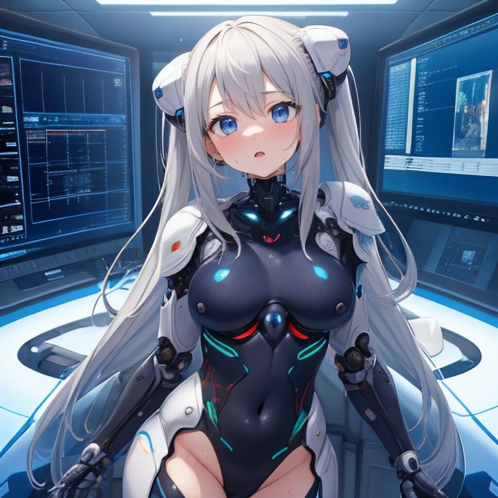 サイバースーツ風美少女さん サンプル3ページ目