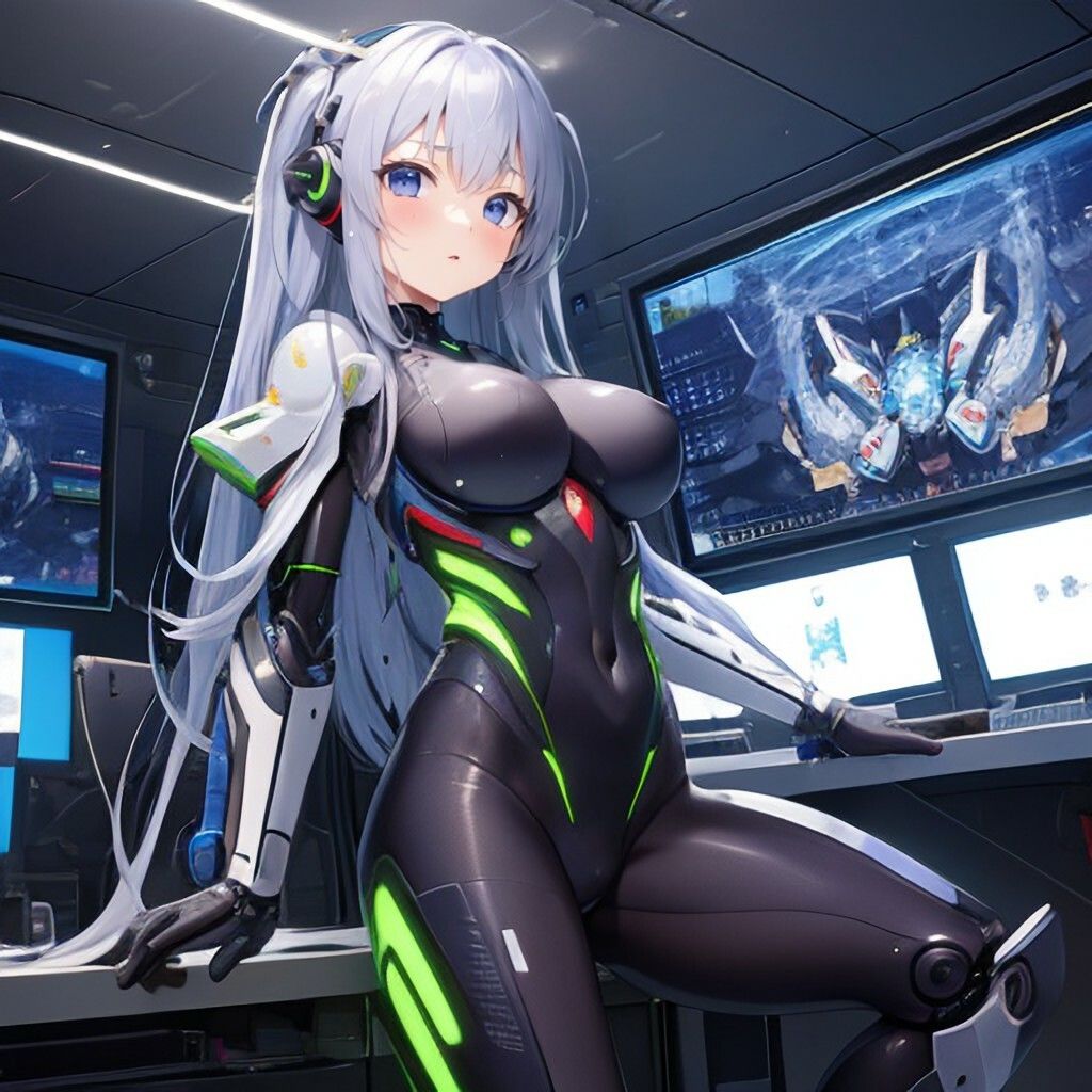 サイバースーツ風美少女さん サンプル4ページ目