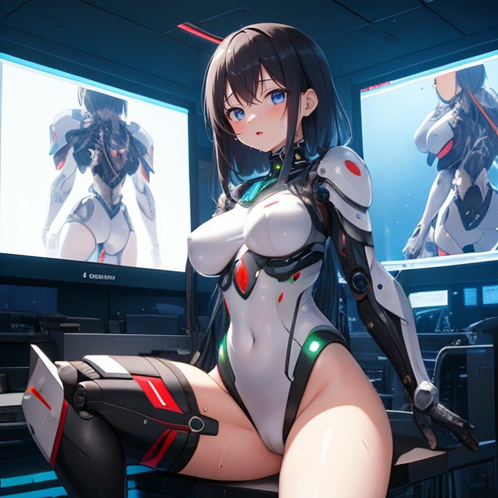サイバースーツ風美少女さん サンプル5ページ目