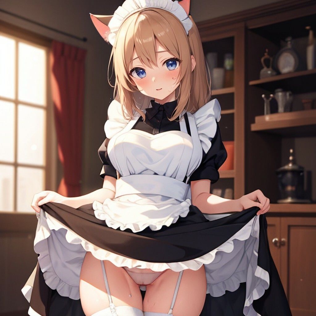 ねこみみ風メイドさん サンプル3ページ目