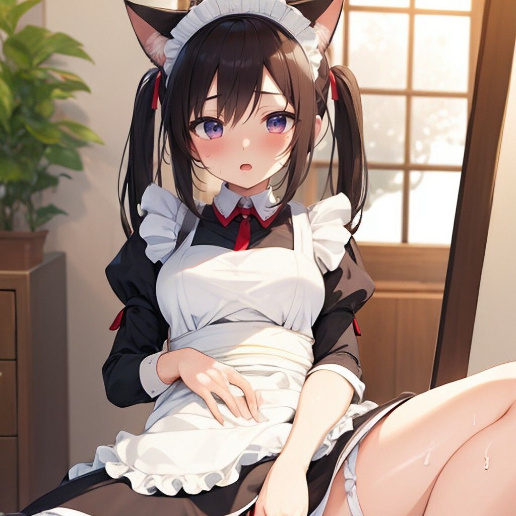 ねこみみ風メイドさん サンプル5ページ目