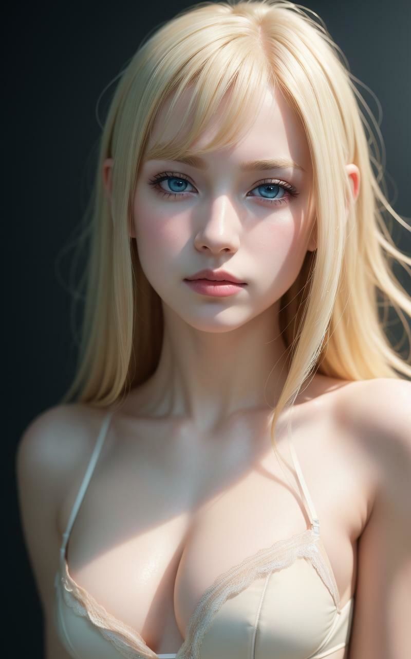 AI美女写真集Vol.63:パーフェクトブロンドビューティー サンプル1ページ目