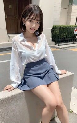 街で見つけたスケブラお姉さん vol002 サンプル2ページ目