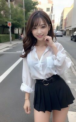 街で見つけたスケブラお姉さん vol002 サンプル4ページ目