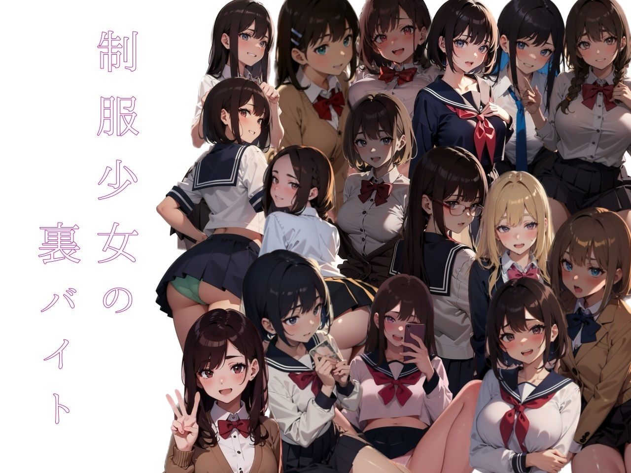 制服少女の裏バイト サンプル1ページ目