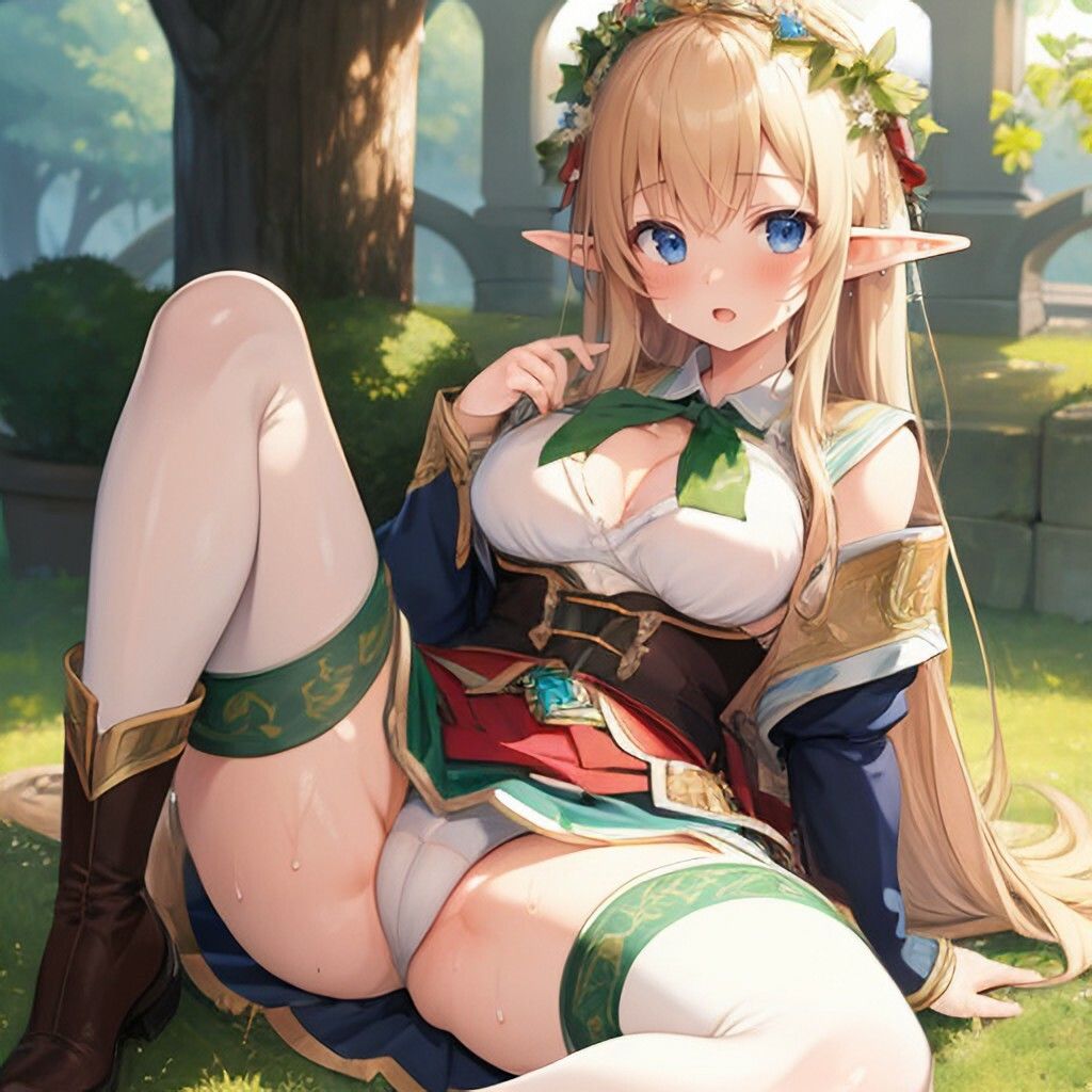ファンタジー制服風エルフさん サンプル5ページ目
