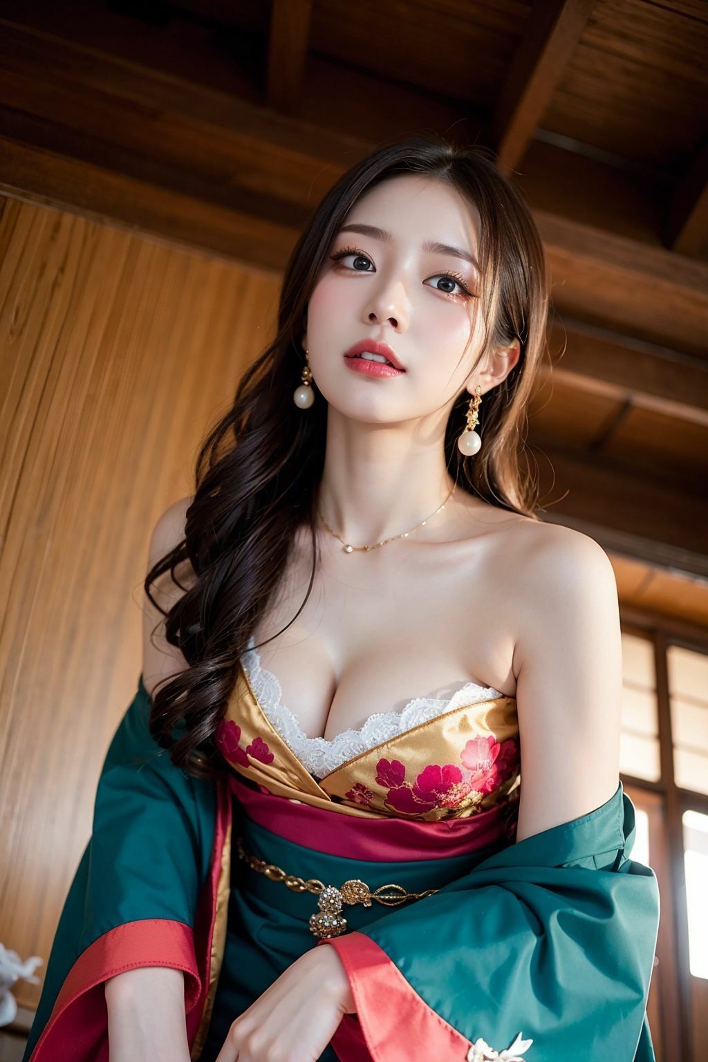 たわわな花魁パラダイス〜私と一晩過ごしましょう？〜【AIグラビアCG集Vol.07】 サンプル3ページ目