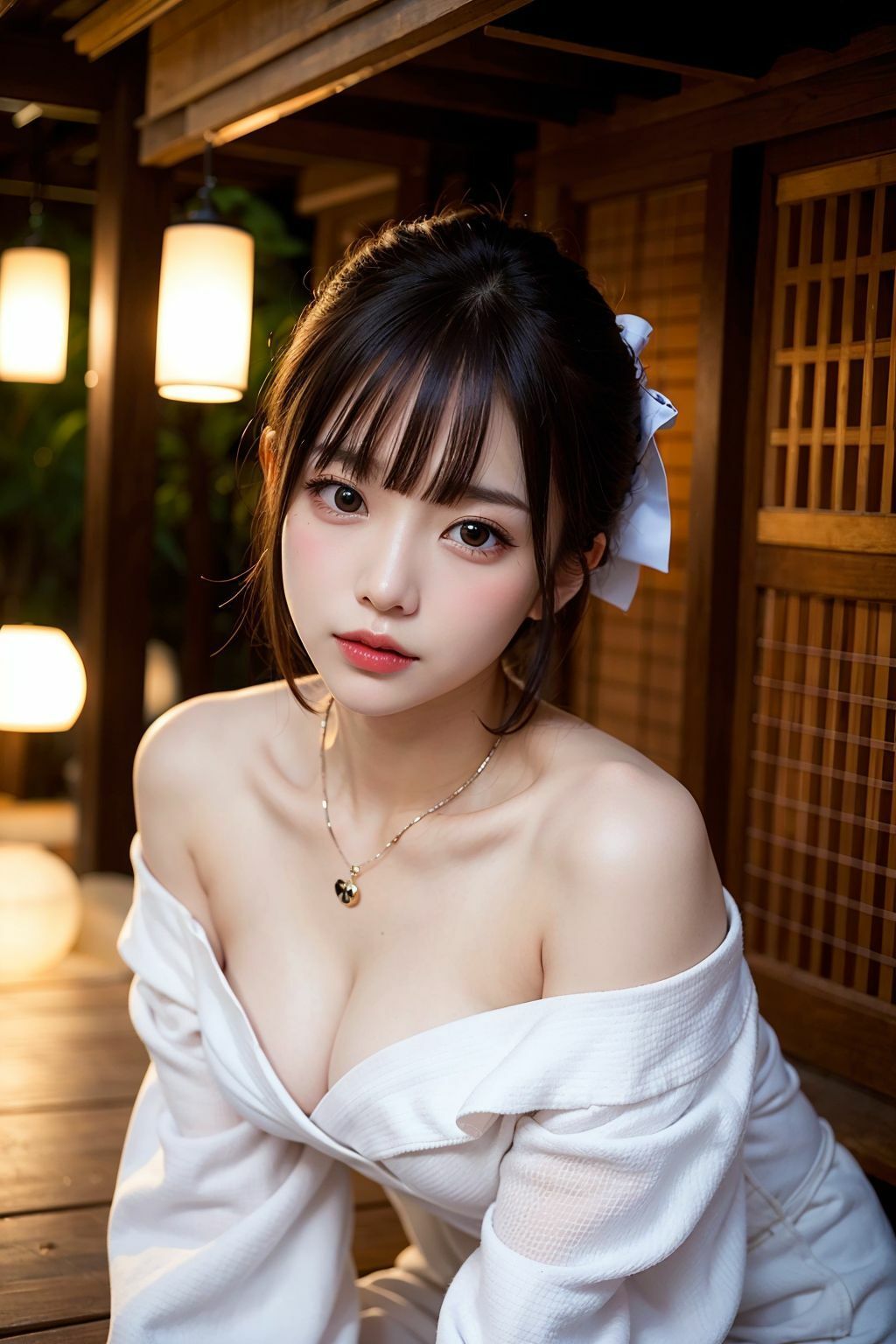 たわわな花魁パラダイス〜私と一晩過ごしましょう？〜【AIグラビアCG集Vol.07】 サンプル4ページ目