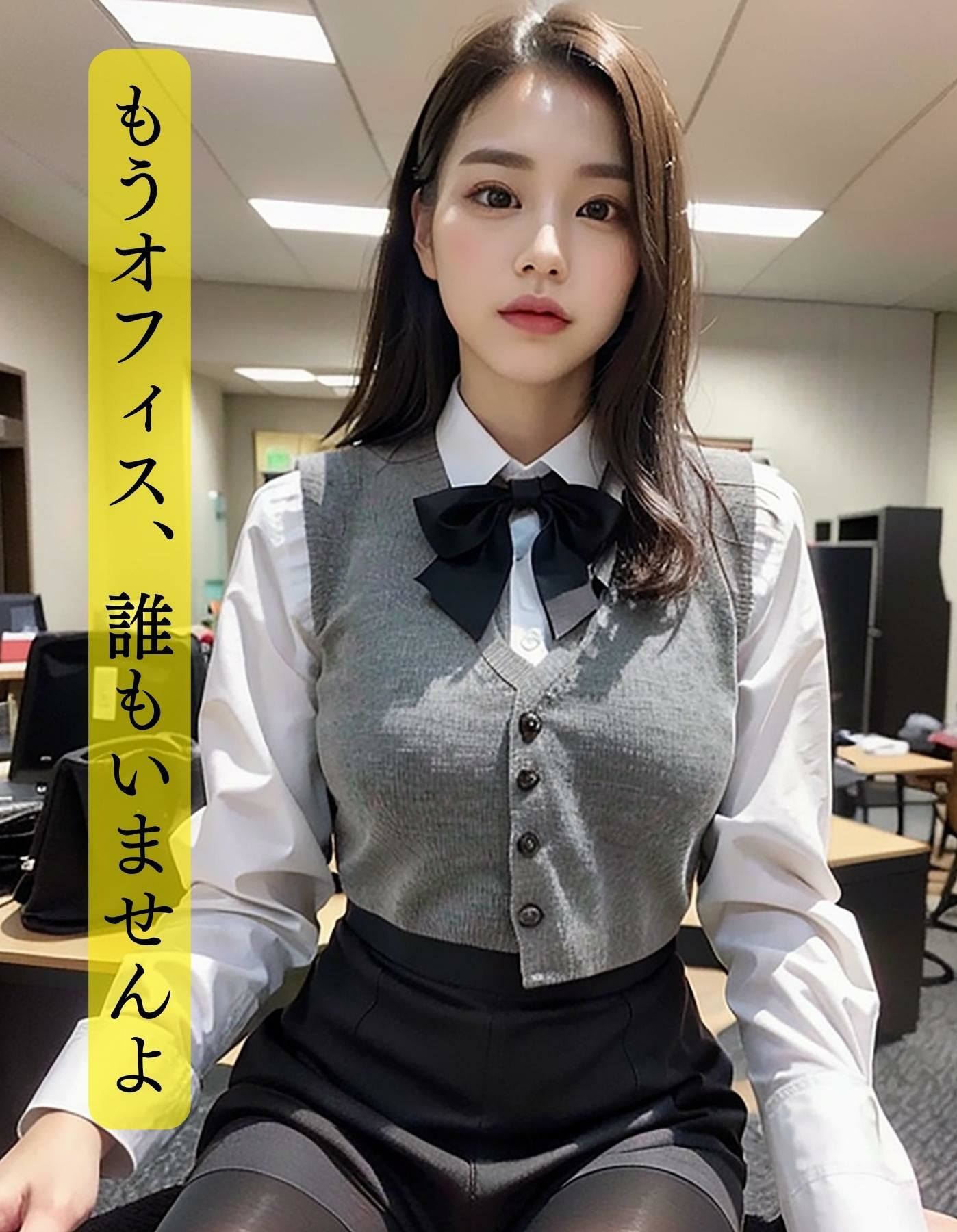 「これって残業代出るんですかぁ？」オフィスで無理矢理上司に…と思いきや私が一番ノリノリでした サンプル2ページ目