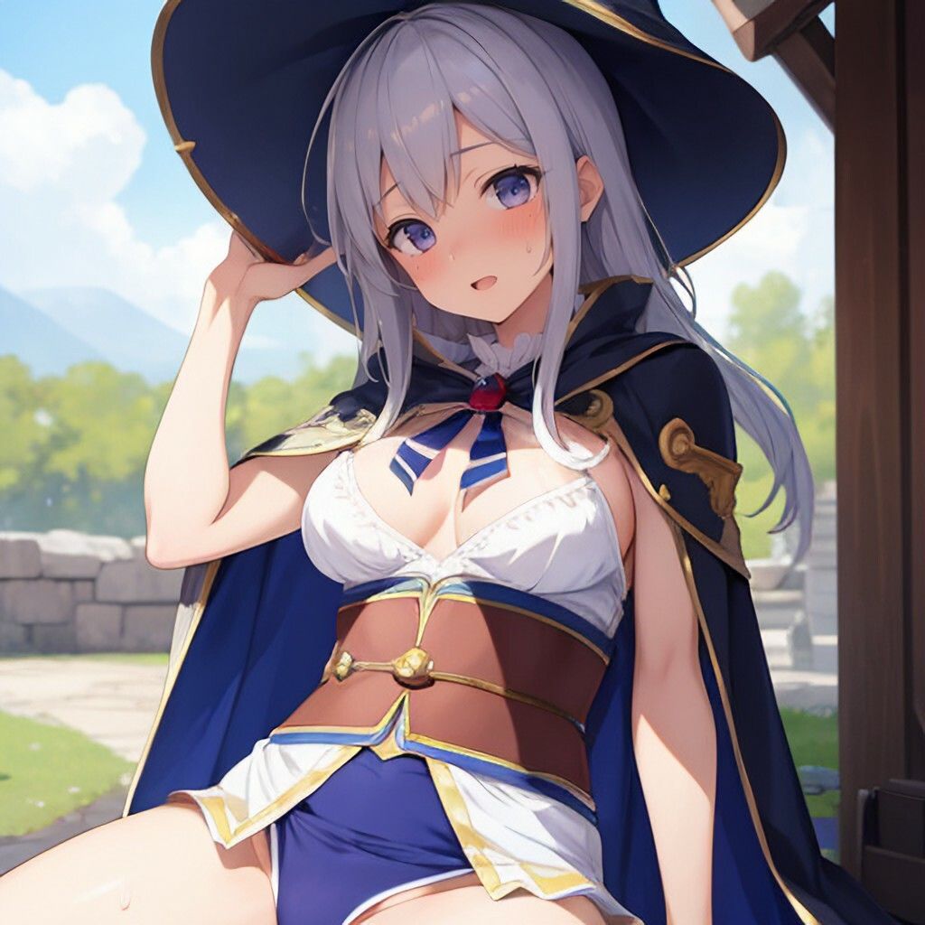 ファンタジー風魔法使いさん サンプル1ページ目