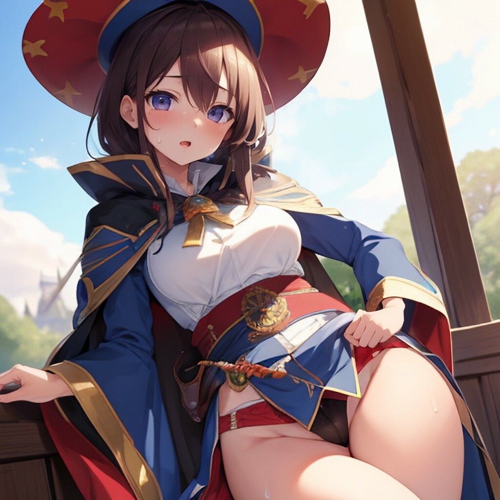ファンタジー風魔法使いさん サンプル2ページ目