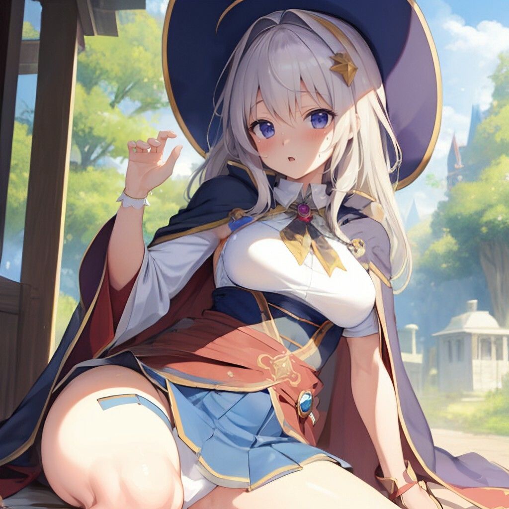 ファンタジー風魔法使いさん サンプル3ページ目