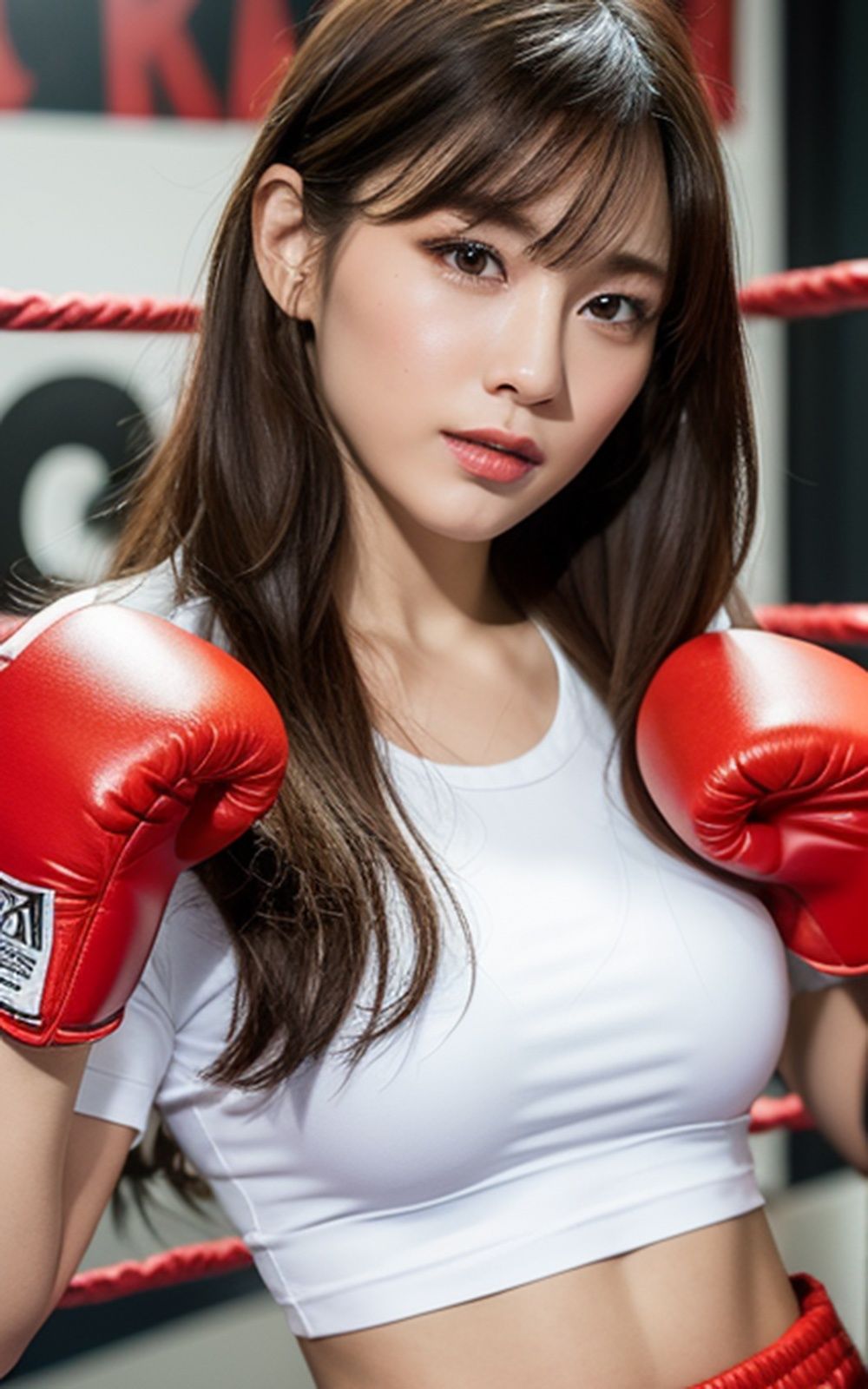 格闘美女【AIグラドル編集部vol.127】 サンプル2ページ目