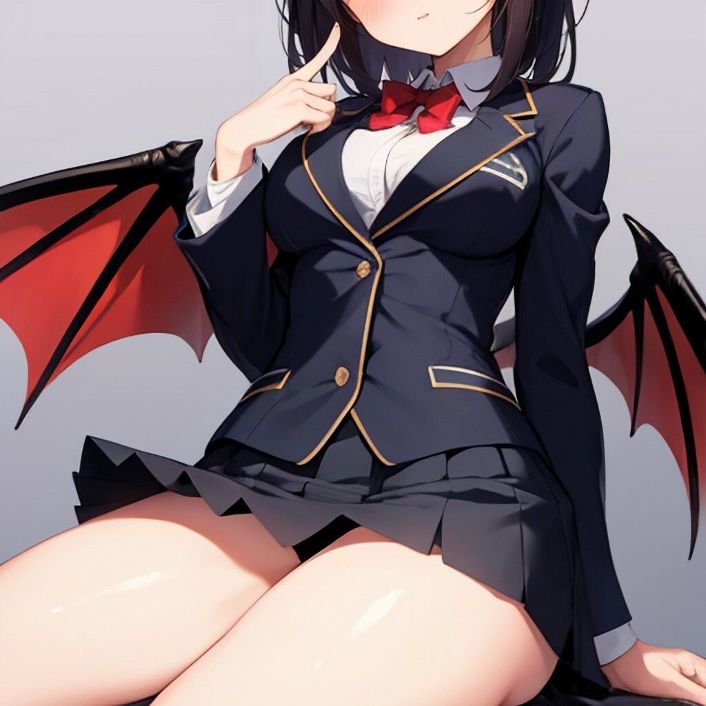 ブレザー風サキュバスさん サンプル1ページ目