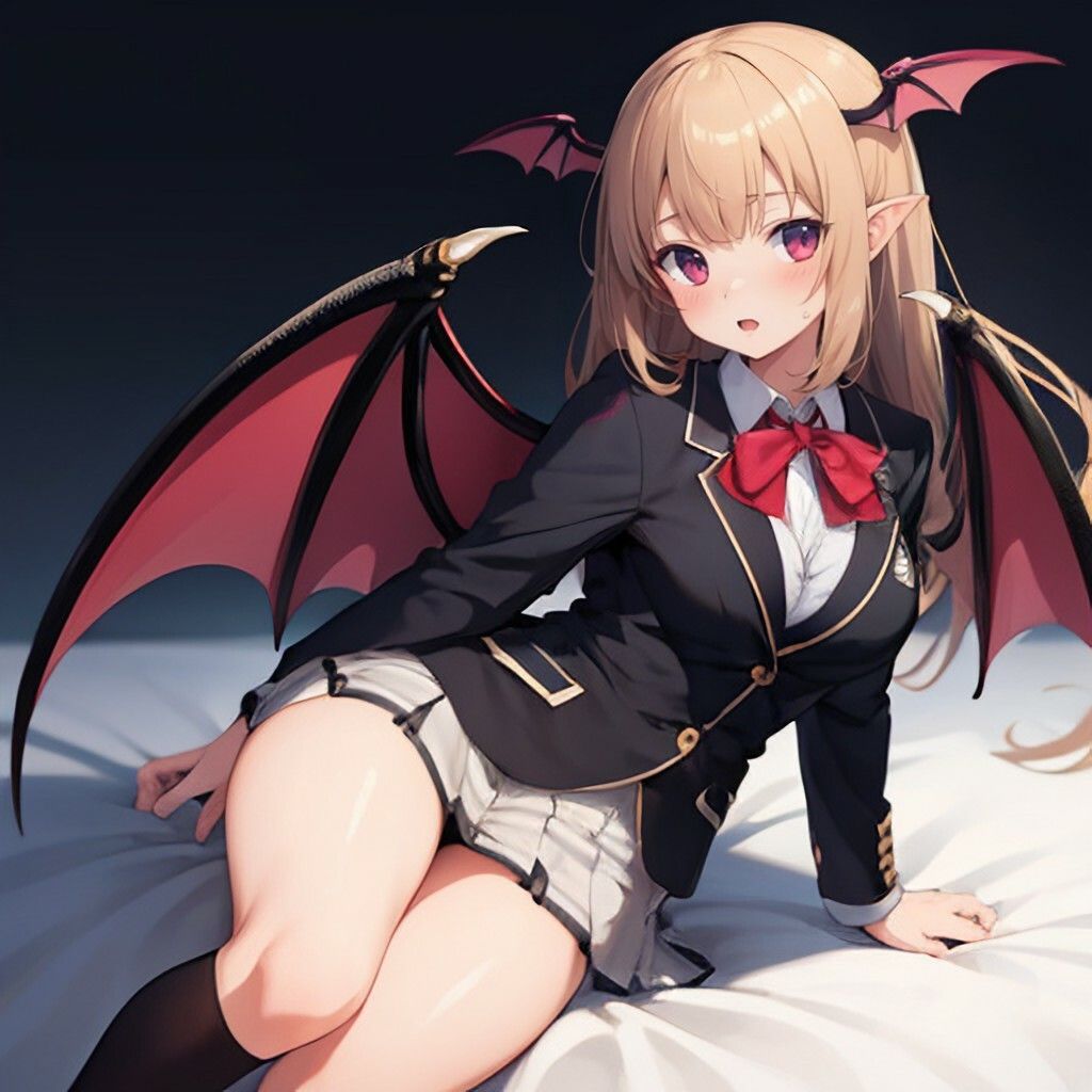 ブレザー風サキュバスさん サンプル2ページ目