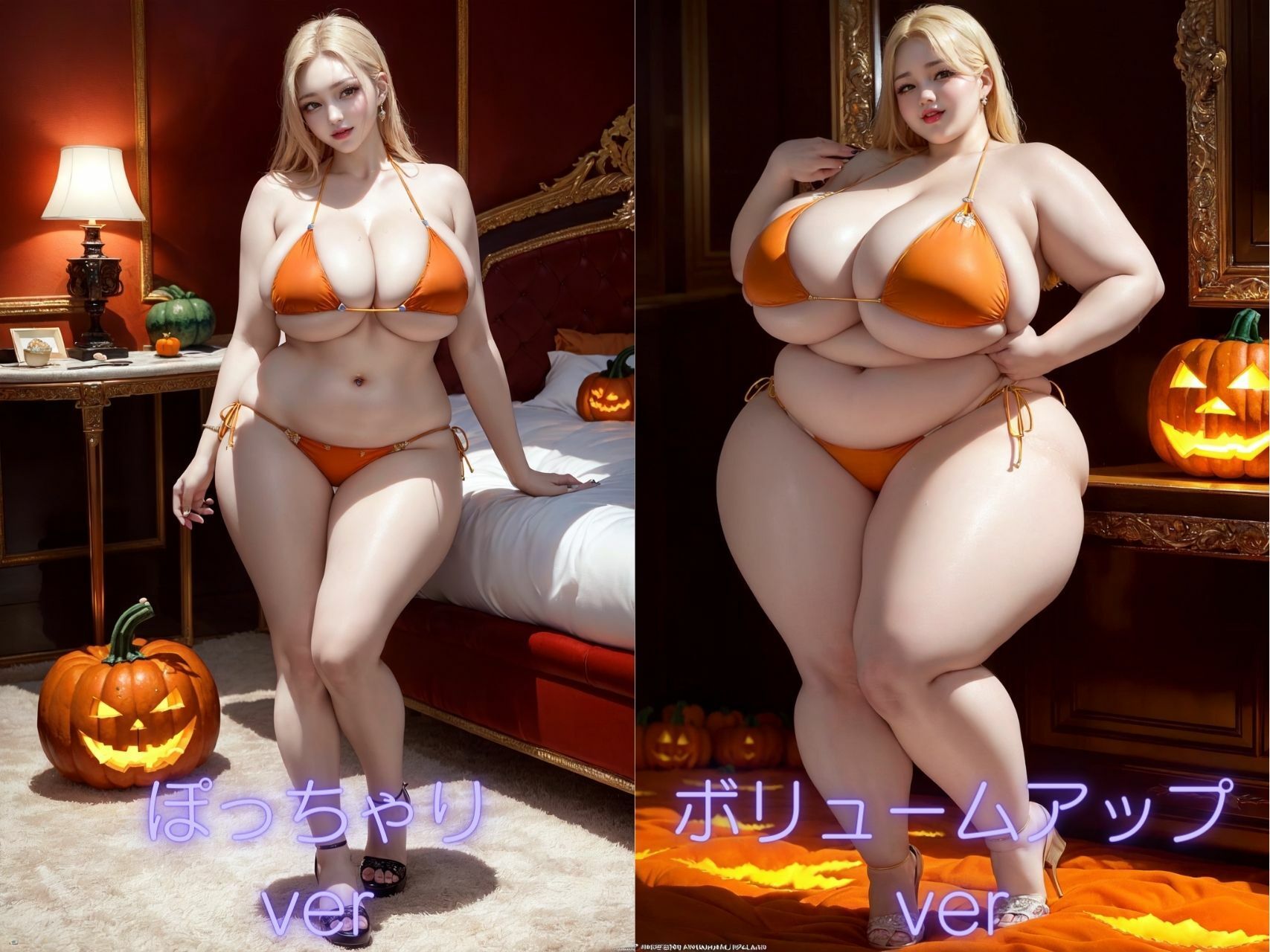 CURVY HALLOWEEN サンプル1ページ目