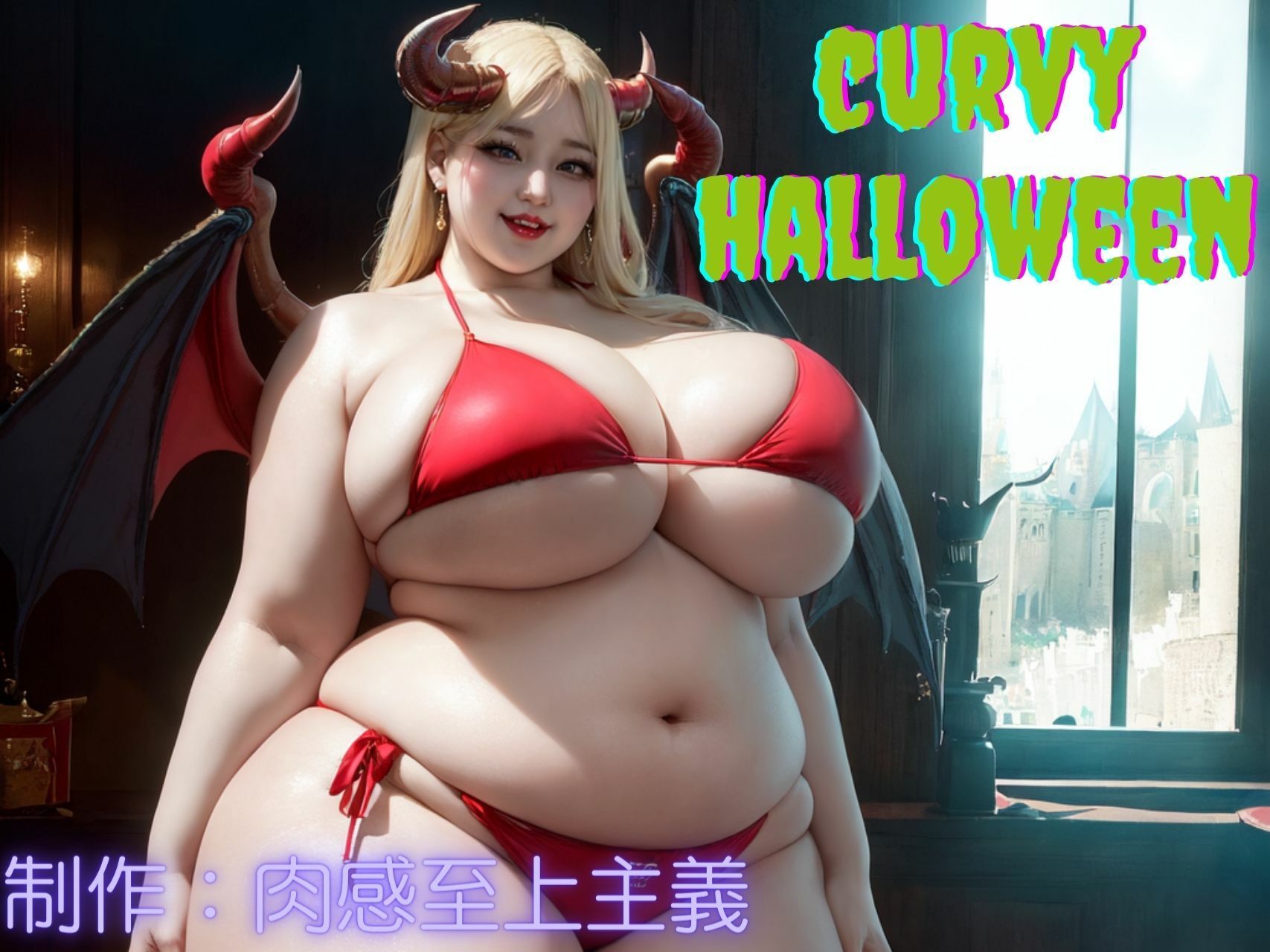 CURVY HALLOWEEN サンプル4ページ目