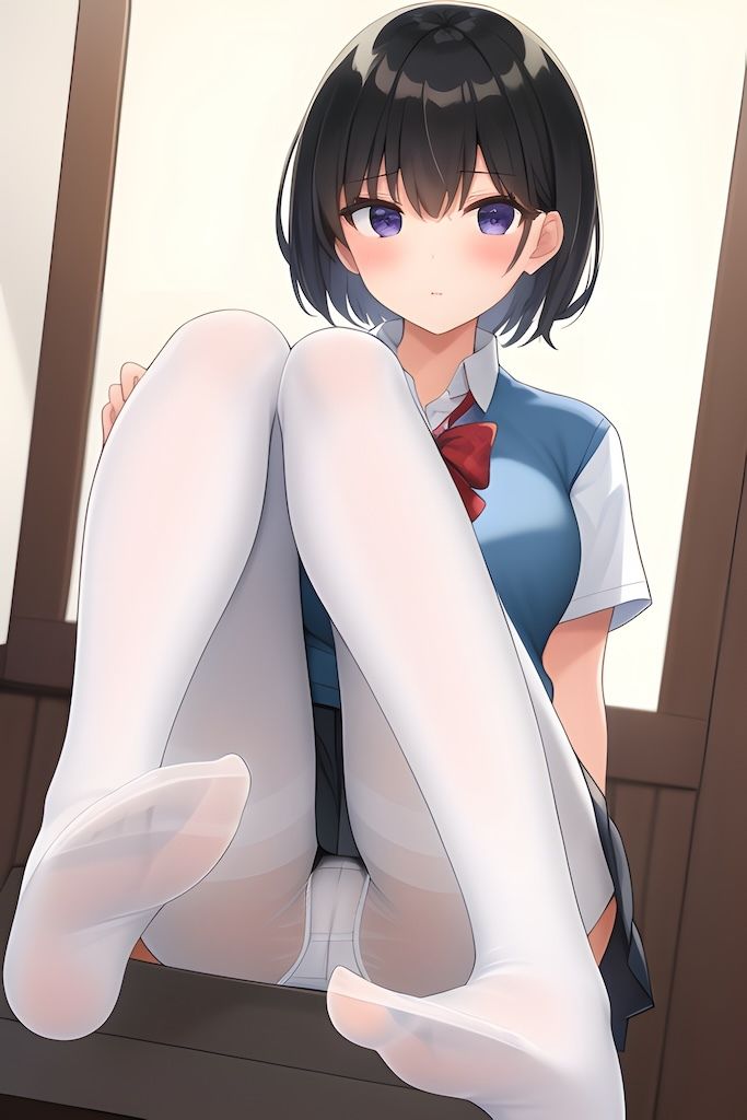 AI グラビア イラスト集 女子校生の足裏 サンプル6ページ目