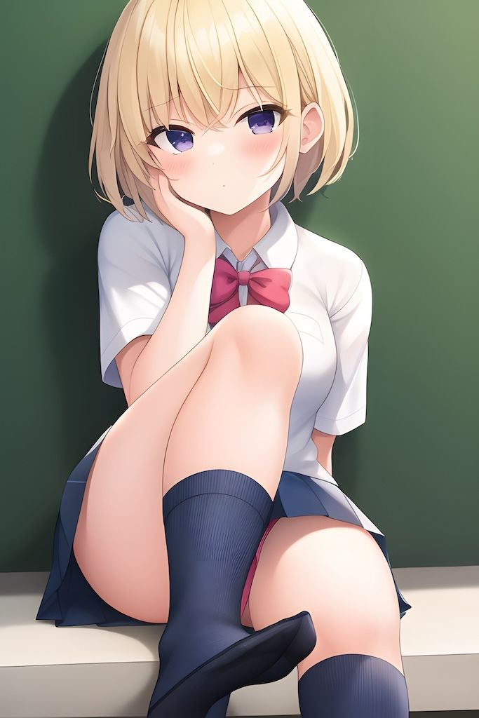 AI グラビア イラスト集 女子校生の足裏 サンプル7ページ目