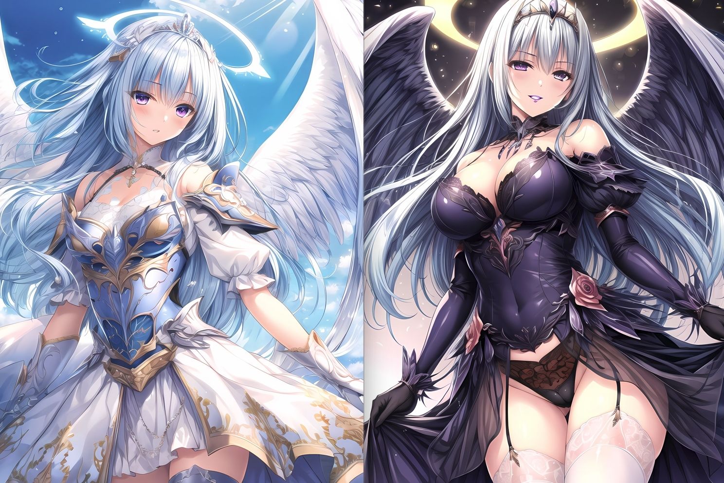 天使淫魔化 サンプル1ページ目