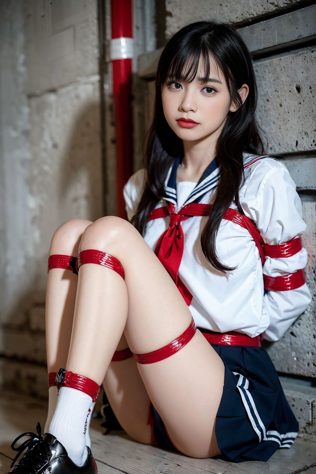 制服緊縛Vol.2 サンプル5ページ目
