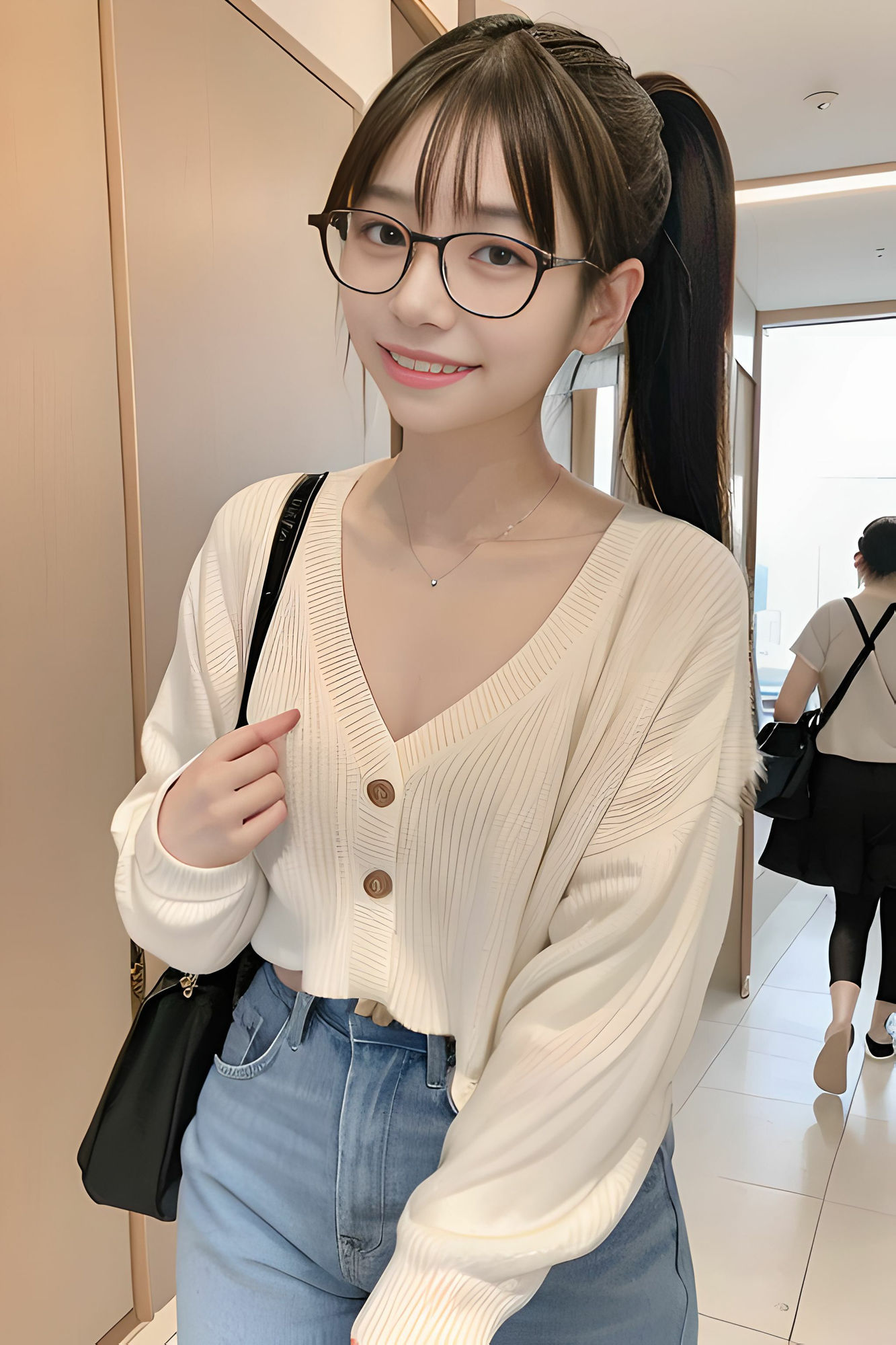 女子大生 Mio - AI Girls Photo Collection サンプル1ページ目