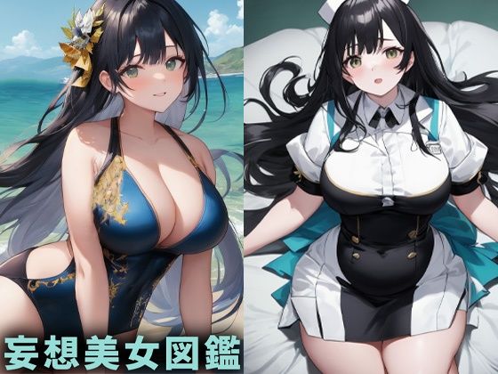 巨乳美女【妄想イラスト美女図鑑vol.4】