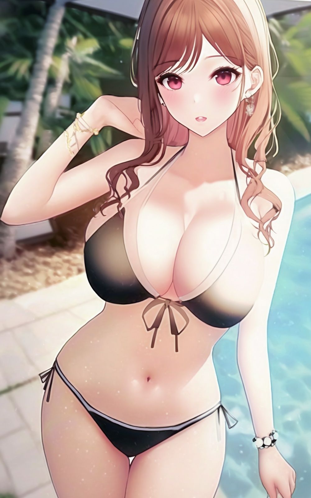 巨乳美女【妄想イラスト美女図鑑vol.2】 サンプル1ページ目