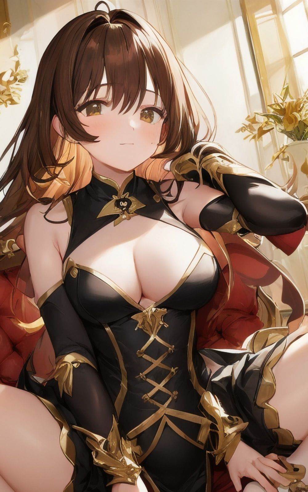 巨乳美女【妄想イラスト美女図鑑vol.5】 サンプル3ページ目