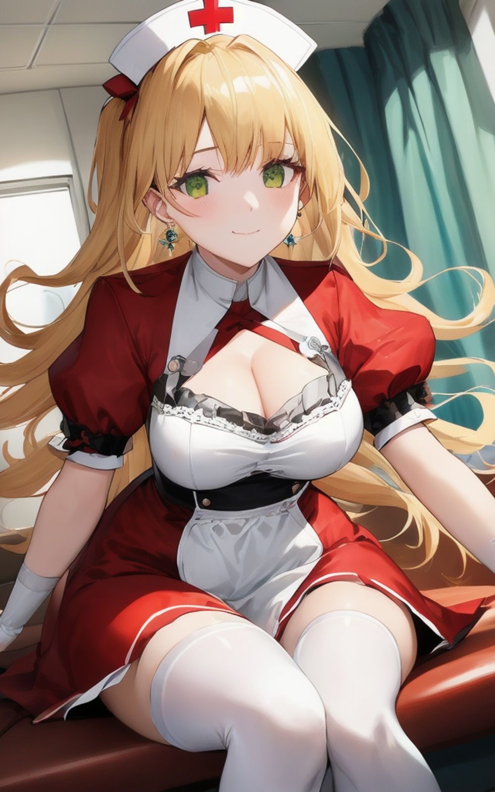 巨乳美女【妄想イラスト美女図鑑vol.9】 サンプル2ページ目