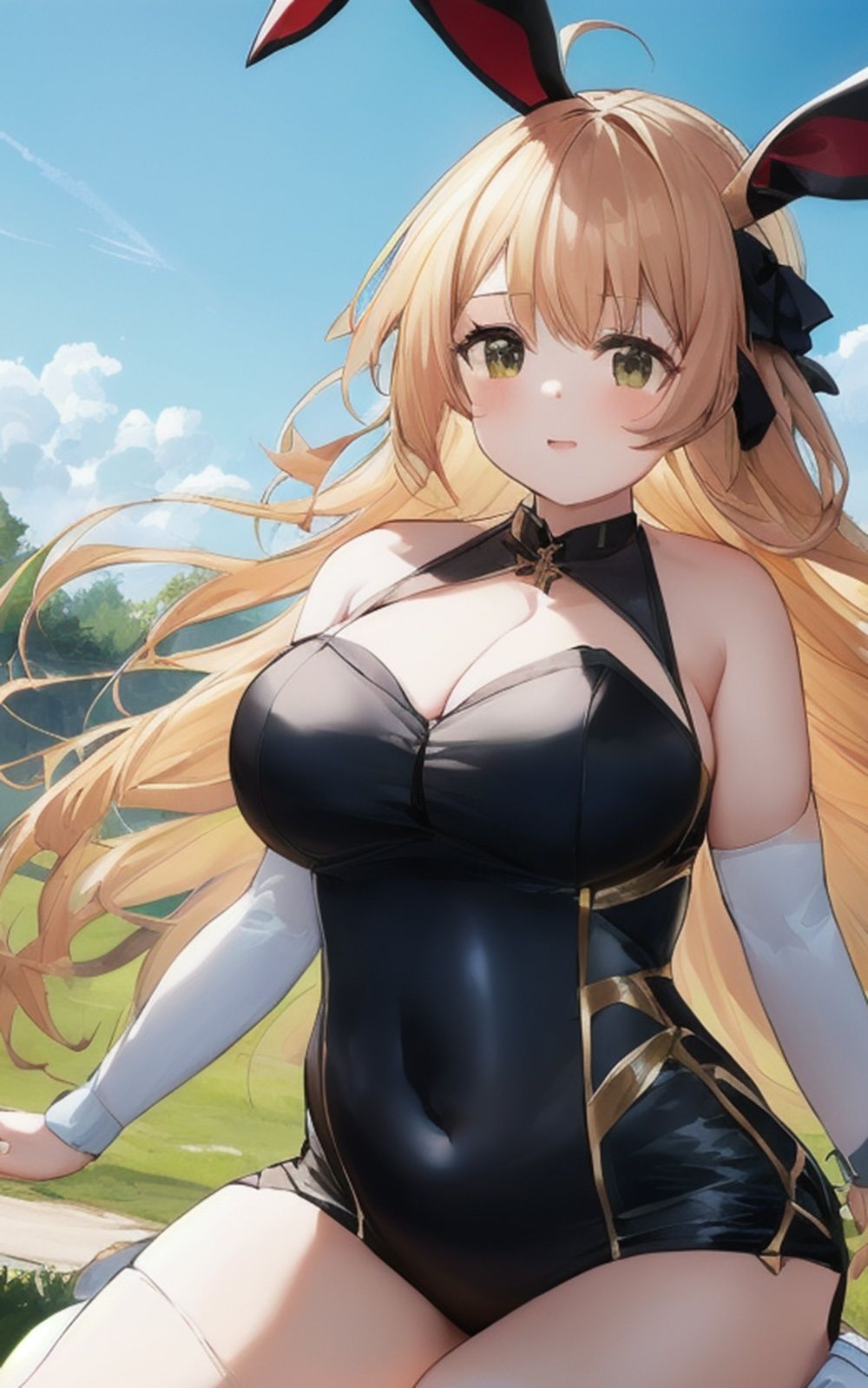 巨乳美女【妄想イラスト美女図鑑vol.9】 サンプル3ページ目