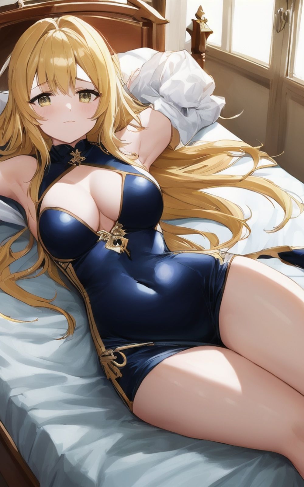 巨乳美女【妄想イラスト美女図鑑vol.10】 サンプル2ページ目