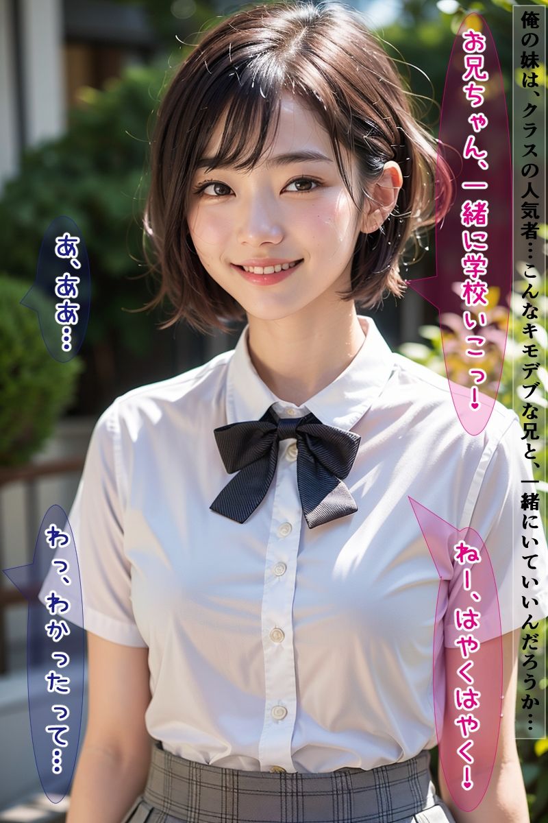 その着せ替え妹は交尾をする サンプル1ページ目