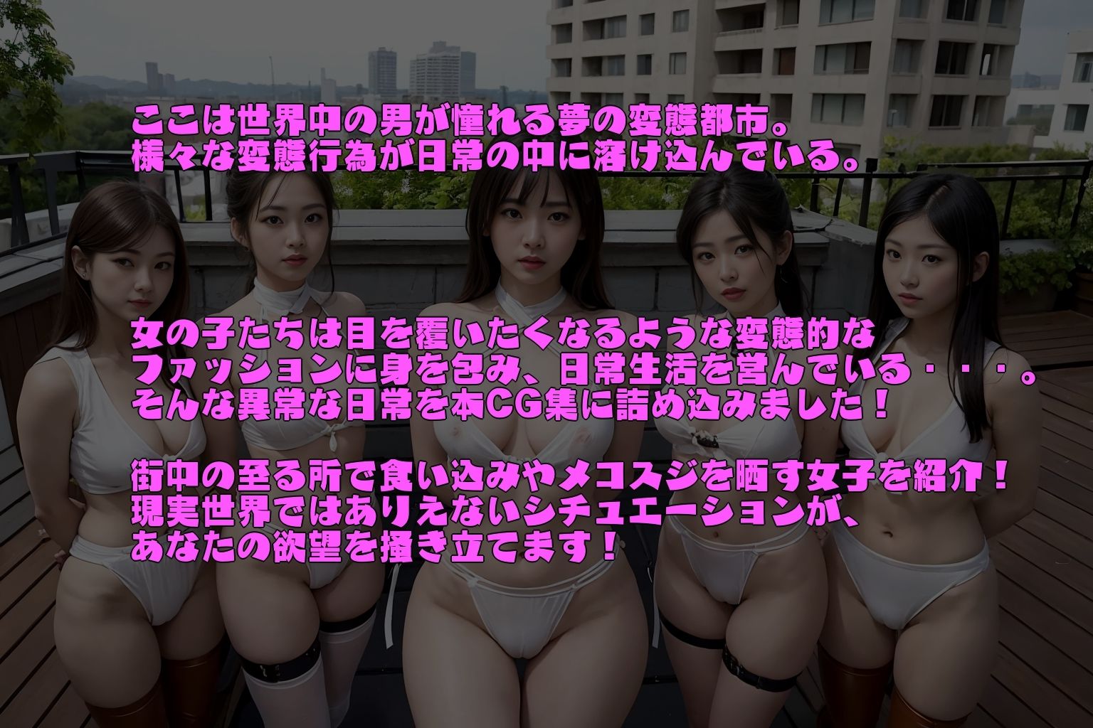 変態都市〜マンスジ・食い込み女子〜 サンプル1ページ目