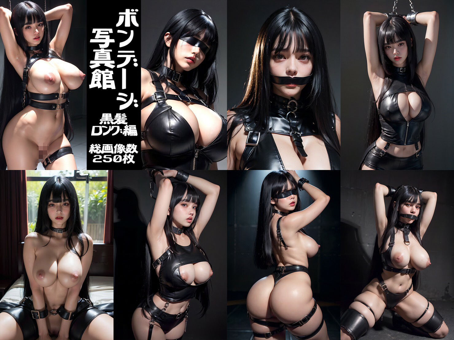 ボンデージ写真館 ロングヘア THE BEST サンプル1ページ目